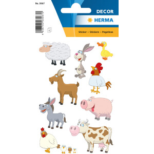 Sticker Herma Decor 3067 - Lieblingstiere Papier Pckg/27