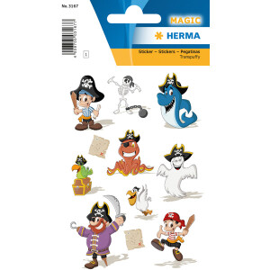 Sticker Herma Magic 3167 - Piratenparty Papier Pckg/11
