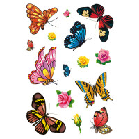 Tattoofolie Herma Classic 6766 - Schmetterlinge ablösbar Pckg/15