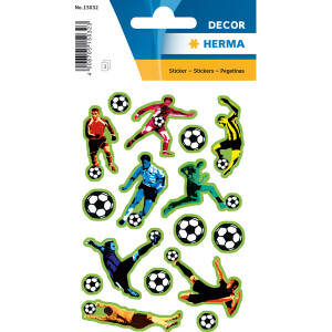 Sticker Herma Decor 15032 - Fußballer Papier Pckg/48
