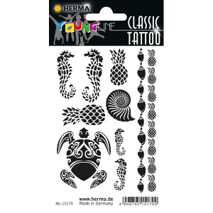 Tattoofolie Herma Classic 15170 - Caribbean ablösbar Pckg/10