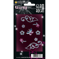 Sticker Glam Rocks Herma 6658 - Wings permanent haftend Strasssteine Pckg/9