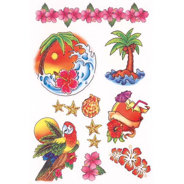 Tattoofolie Herma Classic 6748 - Hawaii ablösbar 1 Bogen
