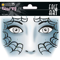 Tattoofolie Herma Face Art 15305 - Spinne Gesichtstattoo ablösbar 1 Bogen