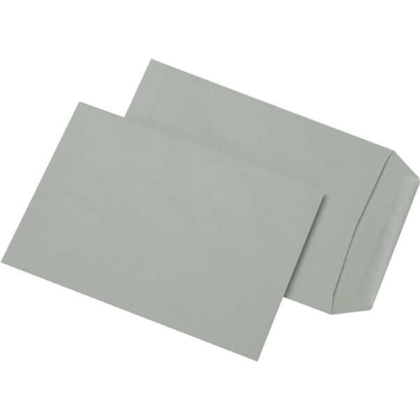 Versandtasche Mayer Kuvert 30006899 - DIN C5 162 x 229 mm grau nassklebend ohne Fenster 80 g/m² Pckg/500