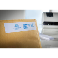 Frankieretikett Avery Zweckform 3429 - Einzel-Etikett 157 x 39 mm weiß permanent Papier für Neopost Pckg/500