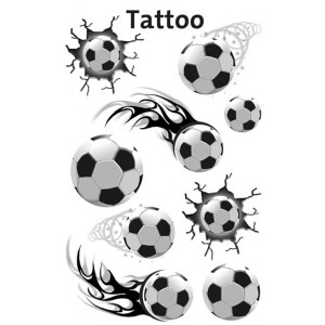 Tattoofolie Avery Zweckform Kids 56740 - Fußball ablösbar Pckg/9