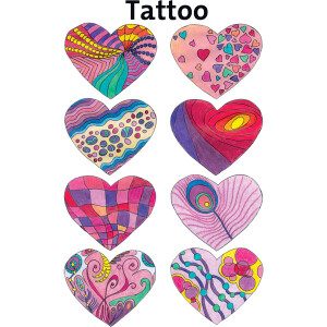 Tattoofolie Avery Zweckform Kids 56742 - Schmetterling ablösbar Pckg/8