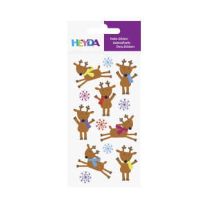 Sticker Heyda 3780672 - Rentiere Karton Pckg/7