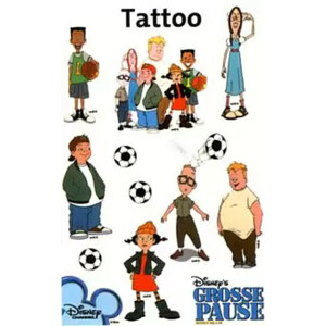 Tattoofolie Avery Zweckform Kids 53642 - Die Gro&szlig;e Pause abl&ouml;sbar Pckg/7