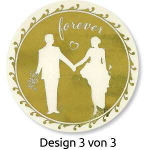 Sticker Avery Zweckform Z-Design 56812 - Brautpaar Papier Pckg/50