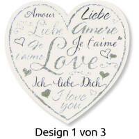 Sticker Avery Zweckform Z-Design 56813 - Herzen Papier Pckg/50
