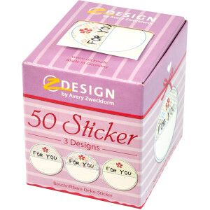 Sticker Avery Zweckform Z-Design 56816 - For You...