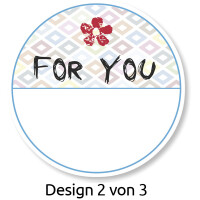 Sticker Avery Zweckform Z-Design 56816 - For You Geschenkbeschriftung Papier Pckg/50