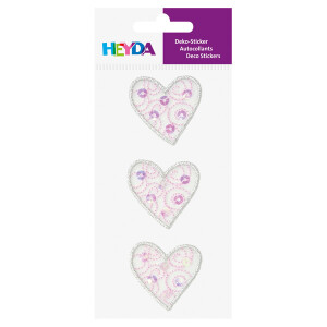 Sticker Heyda Textil 3782824 - Herzen Pckg/3
