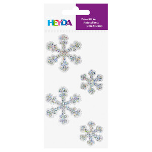 Sticker Heyda Textil 3782826 - Eiskristalle Pckg/4