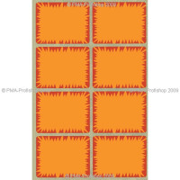 Tiefkühletikett Avery Zweckform 3702 - 28 x 36 mm orange ablösbar Papier für Handbeschriftung Pckg/48