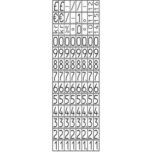 Preisauszeichner Avery Zweckform PL1/8 - 165 x 280 x 75 mm schwarz 1-zeilig, 8 stellig Metall/Kunststoff