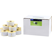 Etikettendrucker Rollenetikett Dymo 13187 - auf Rolle Adress-Etikett 36 x 89 mm weiß permanent Thermopapier für Thermodrucker Karton/24x260