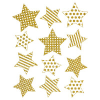 Fensterbild Weihnachten Avery Zweckform 52951 - 21 x 29,7 cm Sterne ablösbar Folie 1 Bogen / 12 Sticker
