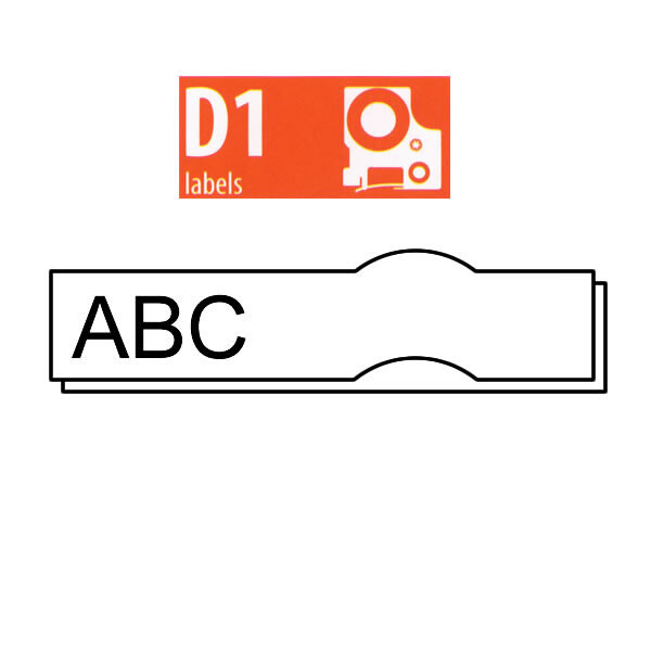 Schriftbandkassette Dymo 40913-P10+ 1x Gratis - 9 mm x 7 m D1-Band schwarz auf weiß selbstklebend Polyester Endlos/11er-Set