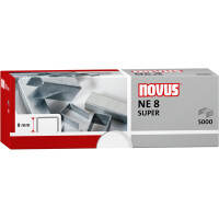 Heftklammer Novus Super 042-0002 - NE 8 40 Blatt Stahl, verzinkt Pckg/5000