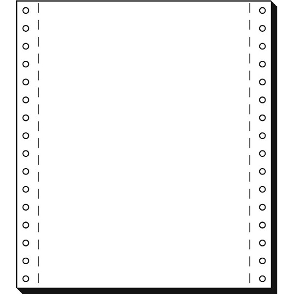 Computerpapier sigel 08181 - A5 hoch 8 Zoll x 180 mm 1-fach blanko weiß 70 g/m² Pckg/2000