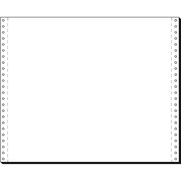 Computerpapier sigel 12368 - A3 quer 12 Zoll x 375 mm 1-fach blanko weiß 60 g/m² Pckg/2000