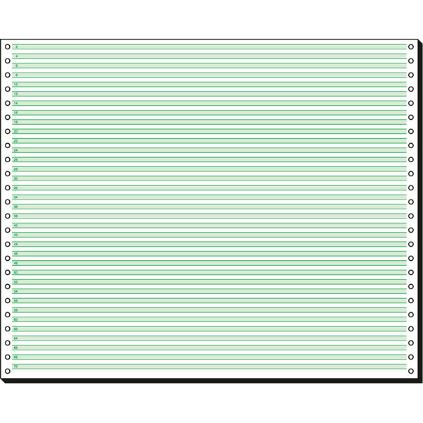 Computerpapier sigel 12371 - A3 quer 12 Zoll x 375 mm 1-fach mit Lesestreifen weiß 60 g/m² Pckg/2000