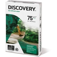 Kopierpapier Discovery 83427A75S - A4 210 x 297 mm weiß universelle Anwendung 161 CIE FSC 75 g/m² Pckg/500