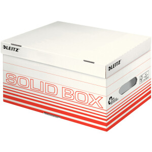 Archivbox Leitz Solid 6117 - 370 x 195 x 265 mm hellrot...
