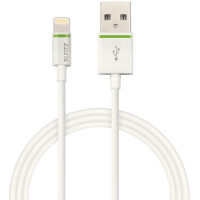 Kabel Leitz Complete 6212 - 1,00 m weiß Lightning zu USB