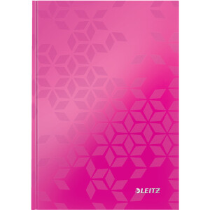 Notizbuch Leitz WOW 4628 - A5 148 x 210 mm pink kariert...