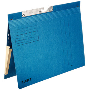 Pendelhefter Leitz 2011 - A4 265 x 320 mm blau kaufm&auml;nnische Heftung mit Dehntasche Manilakarton 320 g/m&sup2;