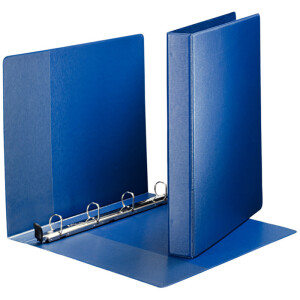 Ringbuch Leitz Premium 4601 - A4 Überbreite blau 4-D-Ring Mechanik Ø 20 mm für 180 Blatt PP