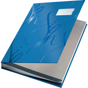 Unterschriftenmappe Leitz 5745 - A4 240 x 340 mm blau 18...