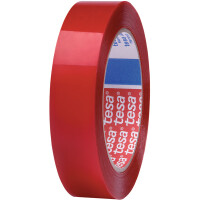 Abdeckband tesa tesafilm 4154 - 19 mm x 66 m rot PVC-Klebeband für Industrie/Gewerbe-Anwendungen
