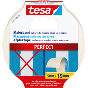 Abdeckband tesa Malerkrepp Perfect 56530 - 19 mm x 50 m...