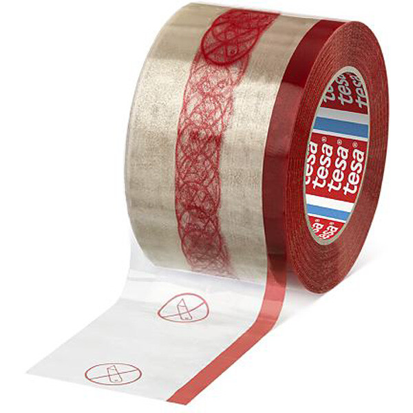 Verpackungsklebeband tesa tesapack 4190 - 75 mm x 66 m transparent PP-Band für Industrie/Gewerbe-Anwendungen