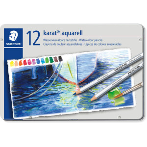 Aquarellstift Staedtler karat aquarell 125M12 - farbig...
