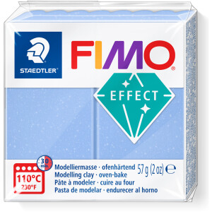 Modelliermasse Staedtler FIMO effect 8020 - blauachat...