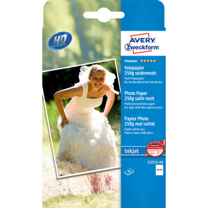 Fotopapier Avery Zweckform Premium Inkjet C2552-40 - 10 x...