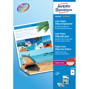 Fotopapier Avery Zweckform Premium Laser 2798 - A4 210 x...