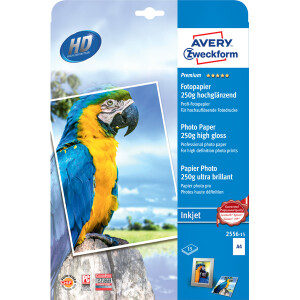 Fotopapier Avery Zweckform Premium Inkjet 2556-15 - A4...