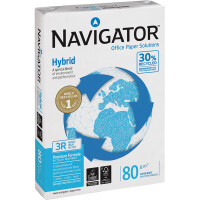 Kopierpapier Navigator Hybrid 82477A80S - A4 210 x 297 mm weiß universelle Anwendung 150 CIE FSC 80 g/m² Pckg/500
