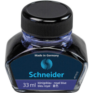 F&uuml;llhalter Tintenglas Schneider 6903 - blau 50 ml