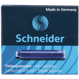 Füllhalter Tintenpatrone Schneider 660 - blau Kurz...