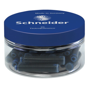 Füllhalter Tintenpatrone Schneider 670 - blau Kurz...