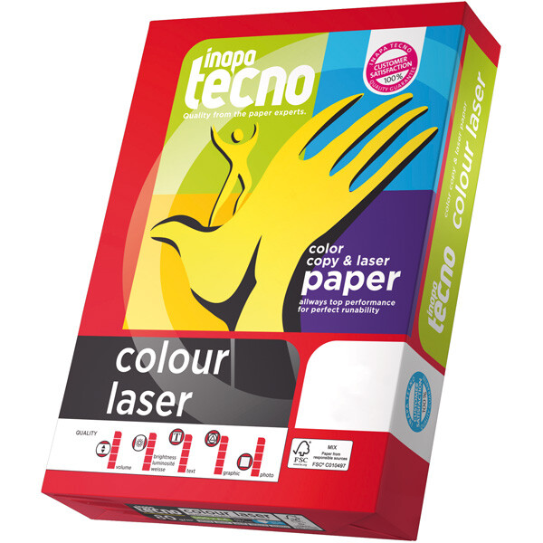 Farblaserpapier inapa tecno it colour laser 011908019002 - A3 weiß 80 g/m² FSC Pckg/500