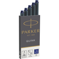 Füllhalter Tintenpatrone Parker 195 1950384 - blau Lang Pckg/5
